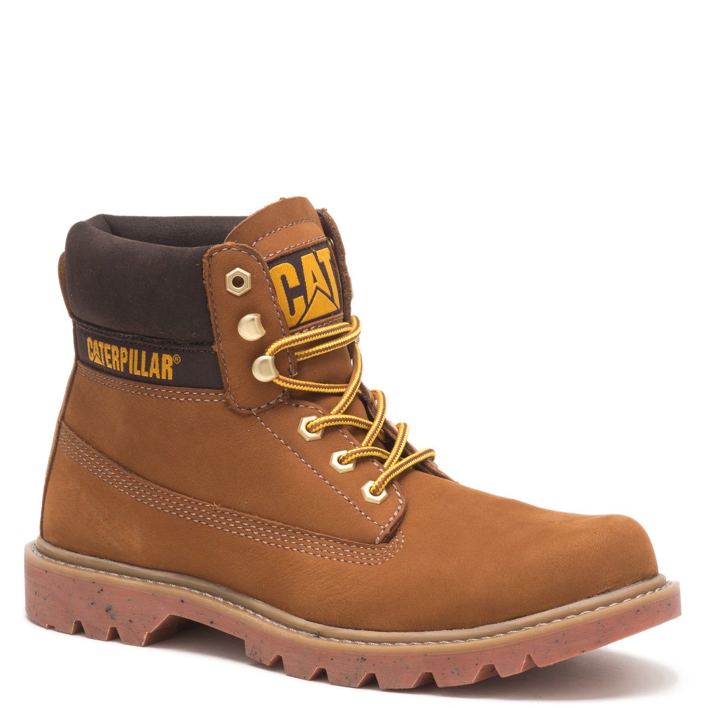 Peltz Shoes  Men's Caterpillar E Colorado Work Boot Taffy P110499