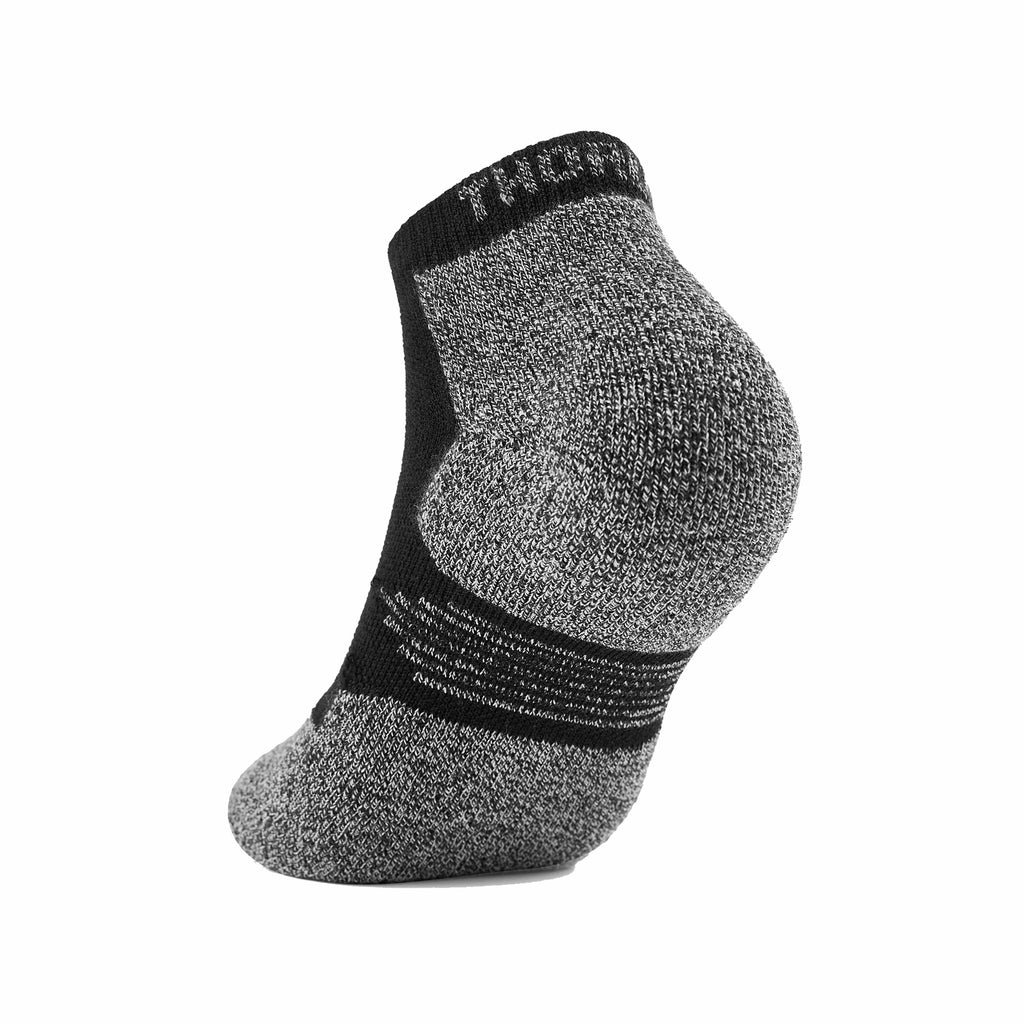 Unisex Thorlo Socks Light Cushion Low-Cut Pickleball Socks - 1 Pair BLACK P1CCU0-BLK