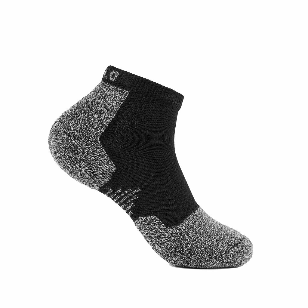 Unisex Thorlo Socks Light Cushion Low-Cut Pickleball Socks - 1 Pair BLACK P1CCU0-BLK