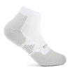 Peltz Shoes  Unisex Thorlo Socks Light Cushion Low-Cut Pickleball Socks - 1 Pair White P1CCU0-WHT