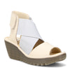 Peltz Shoes  Women's Fly London Yuba Sandal OFF WHITE BEIGE P501385-001