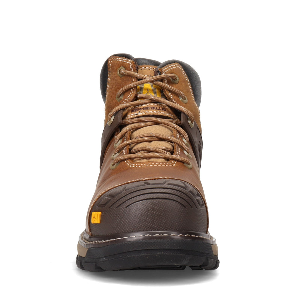 Men's Caterpillar Excavator Superlite Waterproof Soft Toe Work Boot DARK BEIGE P51052