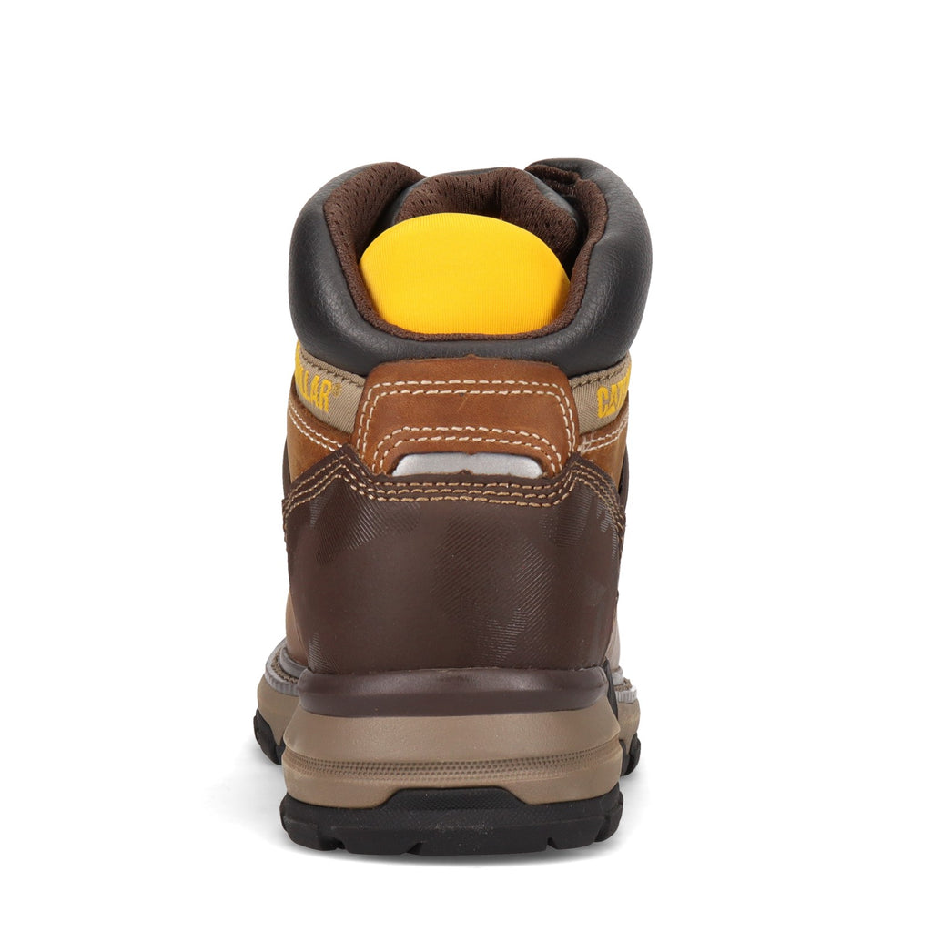 Men's Caterpillar Excavator Superlite Waterproof Soft Toe Work Boot DARK BEIGE P51052