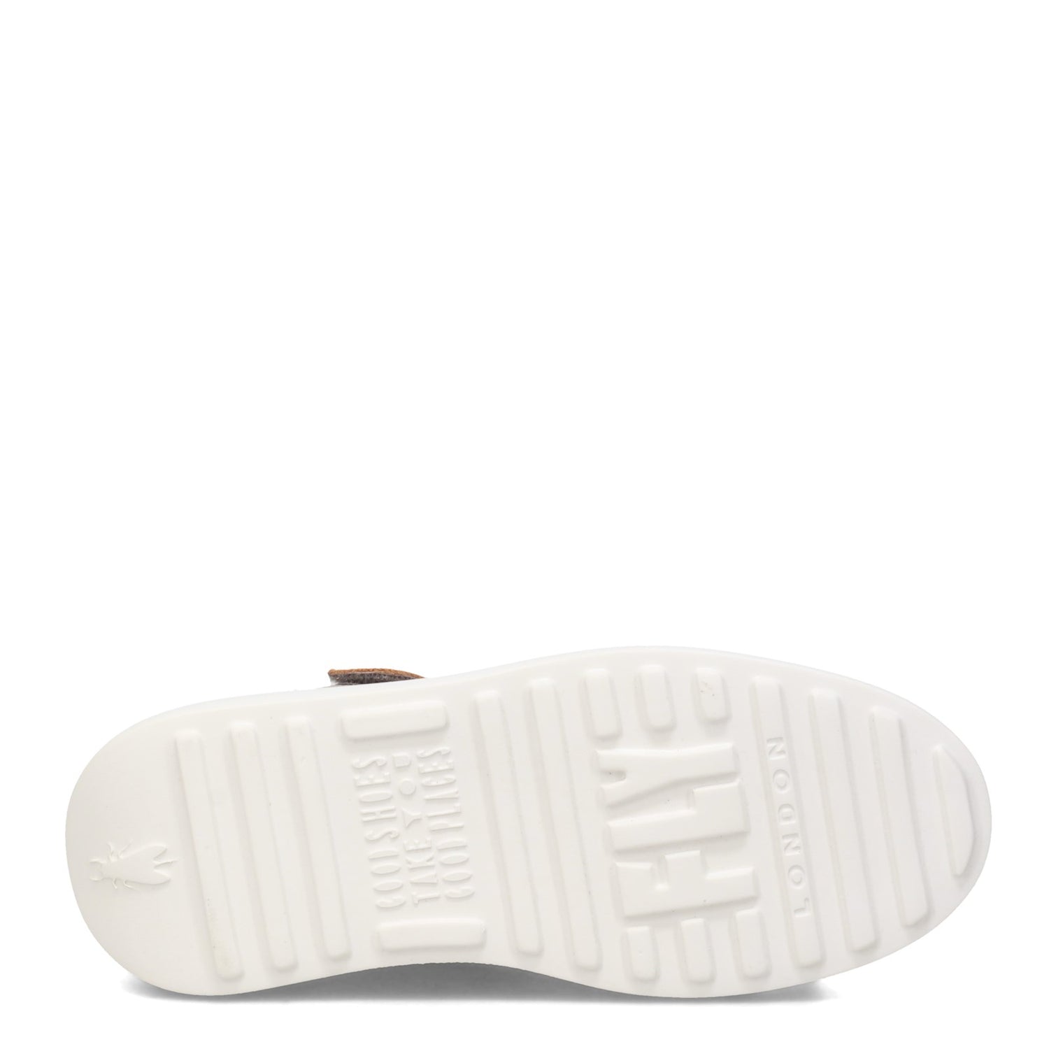 Peltz Shoes  Women's Fly London Drop Sandal SILVER P601521-004