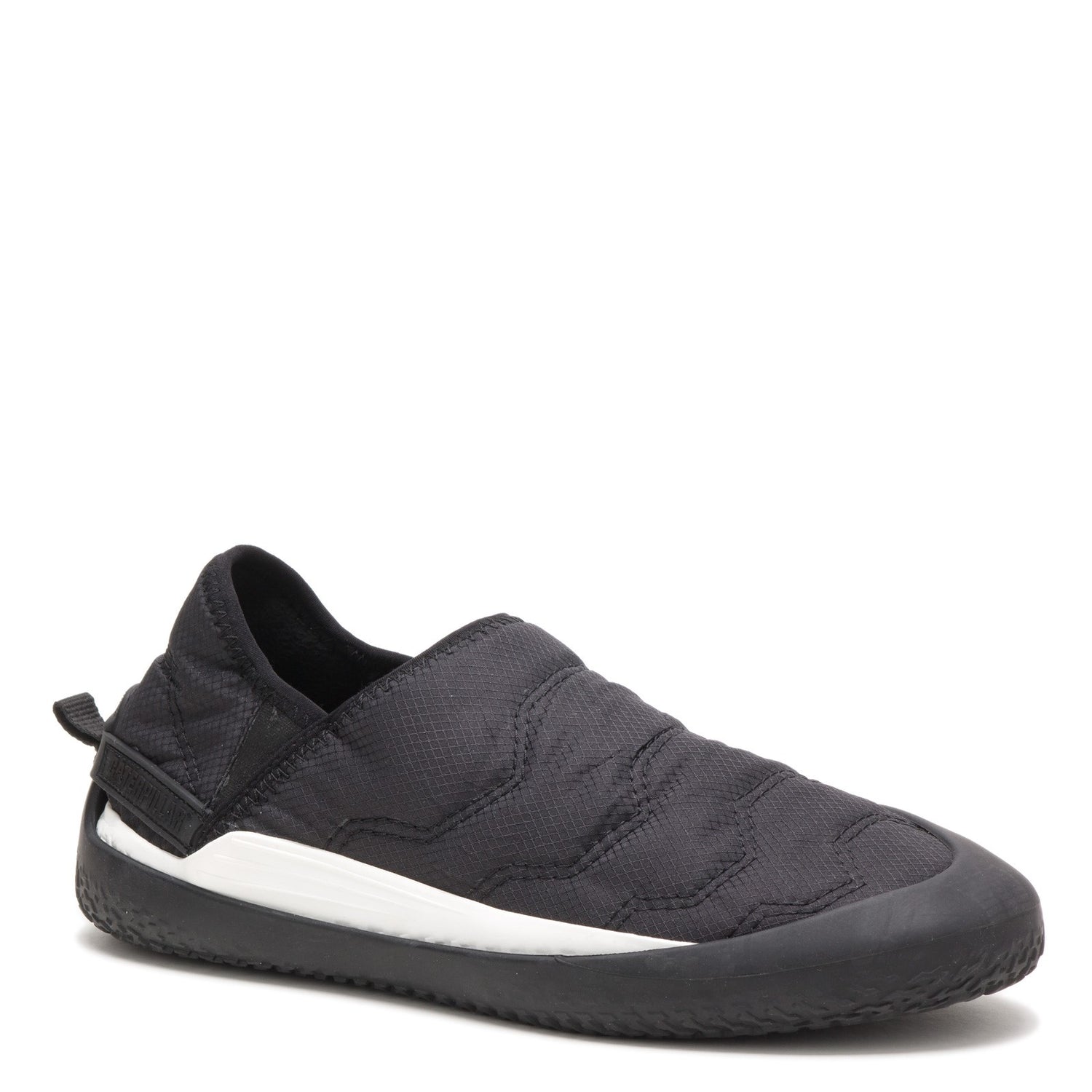 Peltz Shoes  Men's CAT Footwear Crossover Slip-On BLACK P724465
