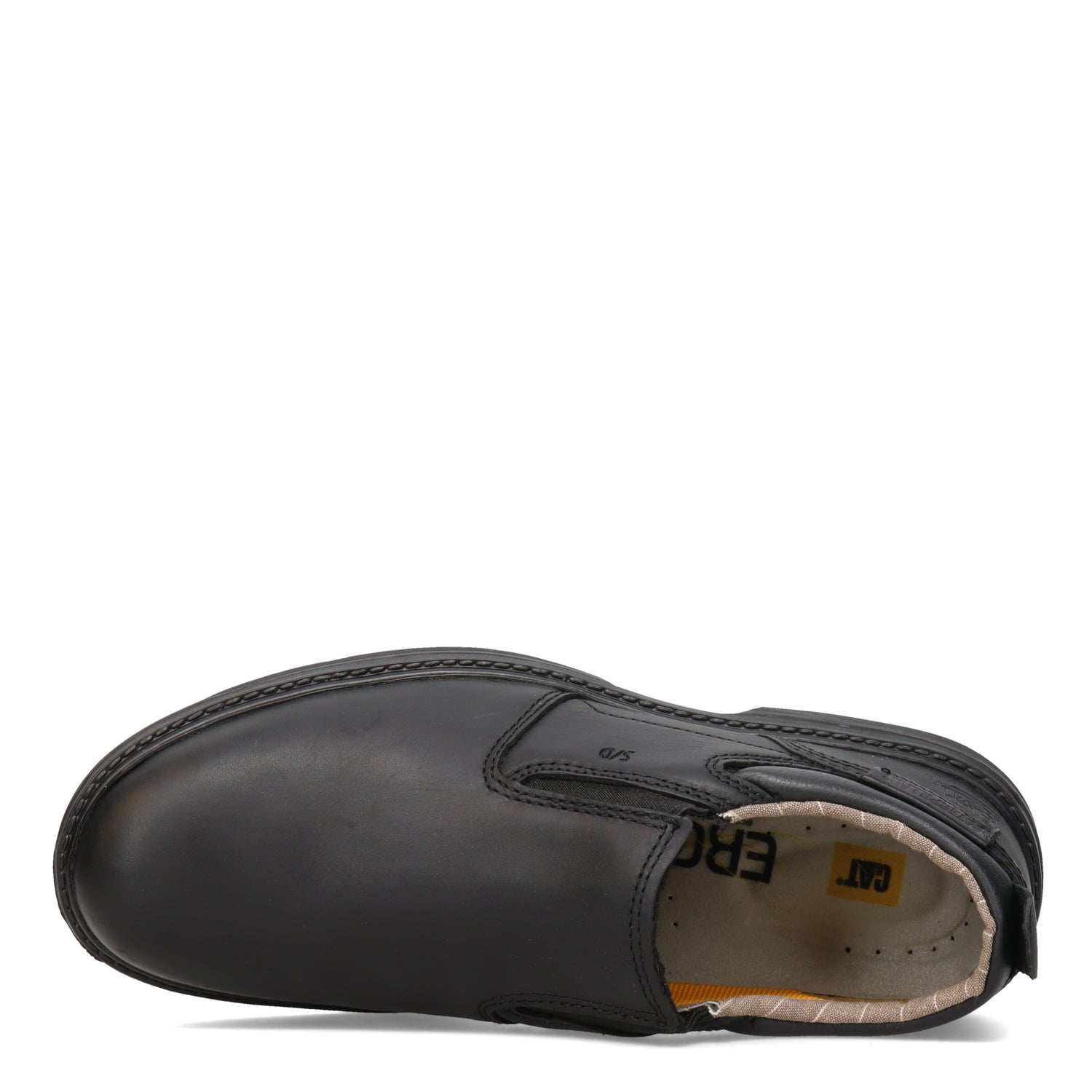 Peltz Shoes  Men's Caterpillar Conclude Steel Toe Work Shoe Black P90098