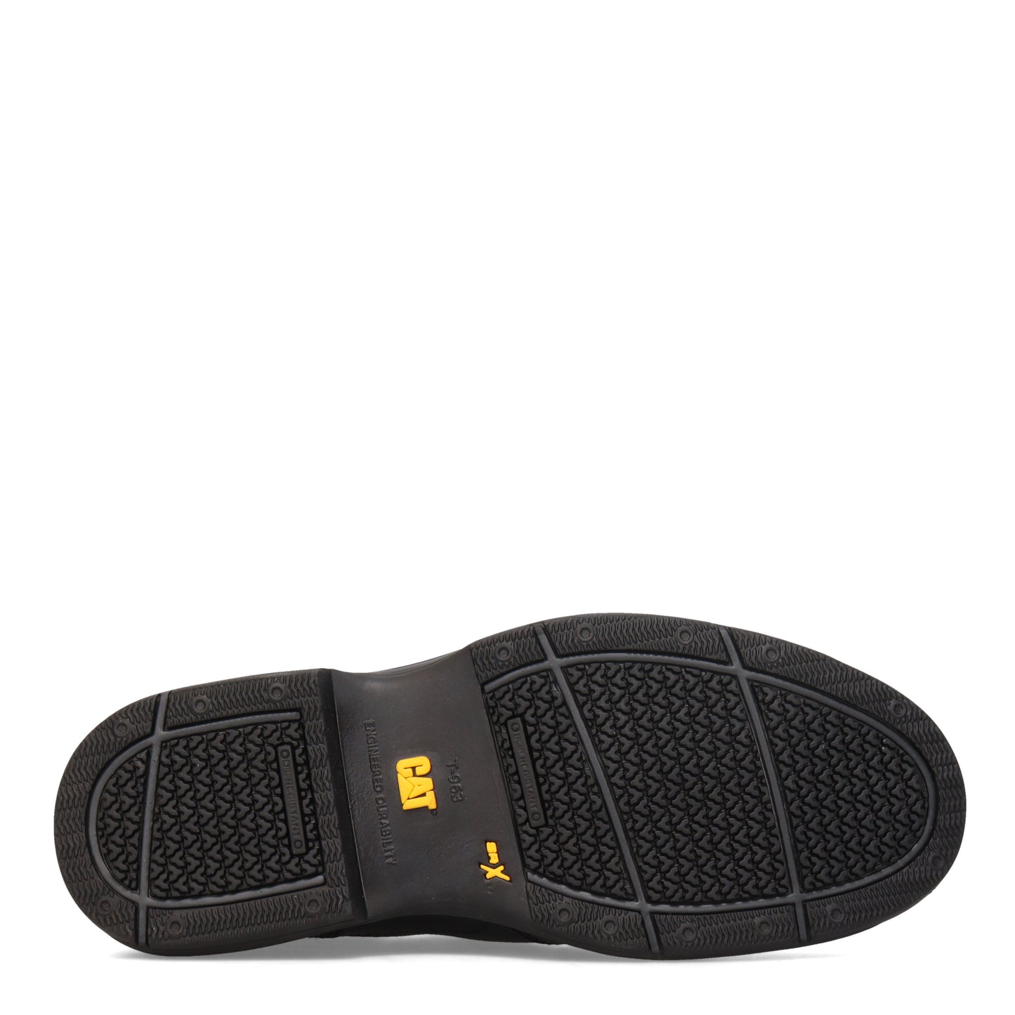 Peltz Shoes  Men's Caterpillar Conclude Steel Toe Work Shoe Black P90098