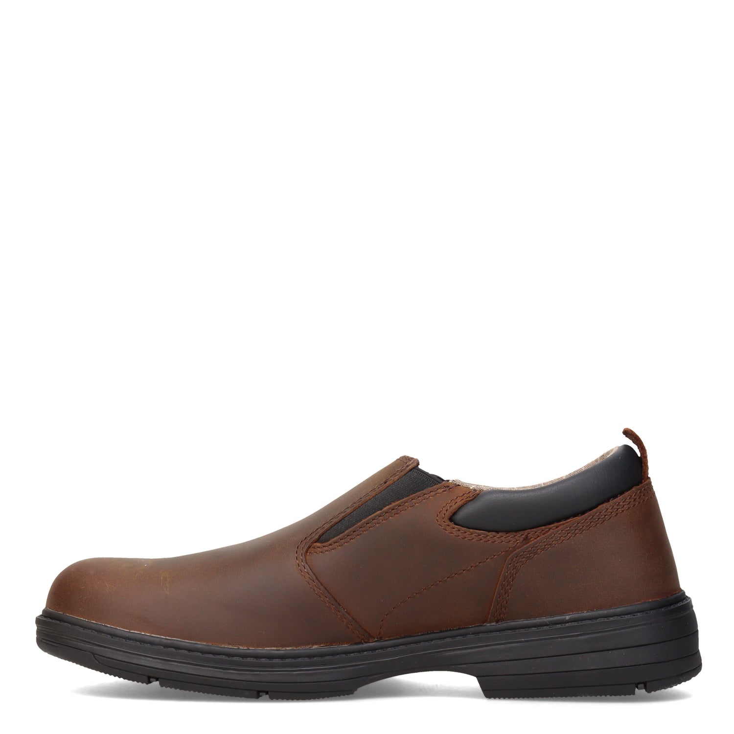 Peltz Shoes  Men's Caterpillar Conclude Steel Toe Work Shoe Dark Brown P90100