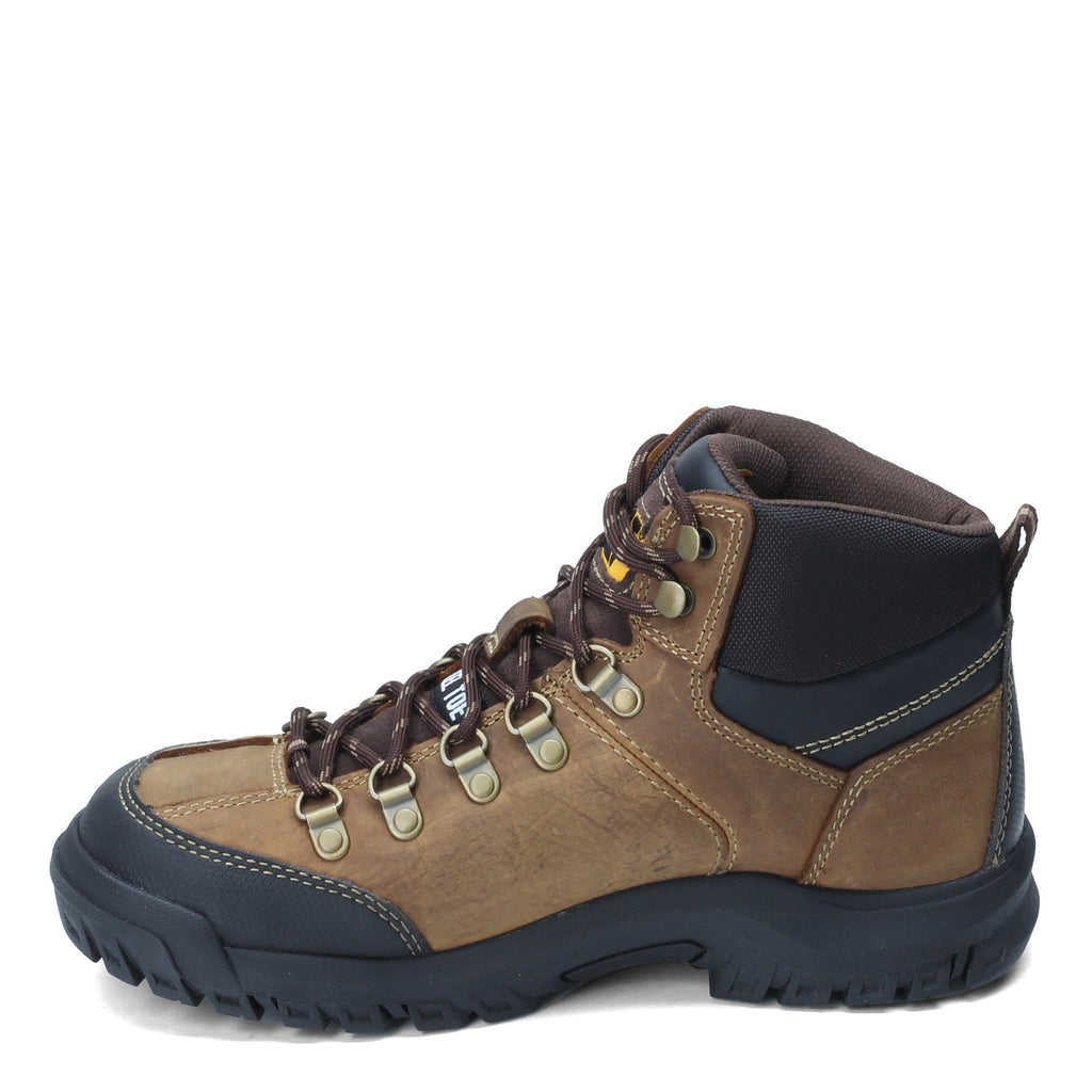 Men's Caterpillar Threshold Waterproof Work Boot BROWN P90935