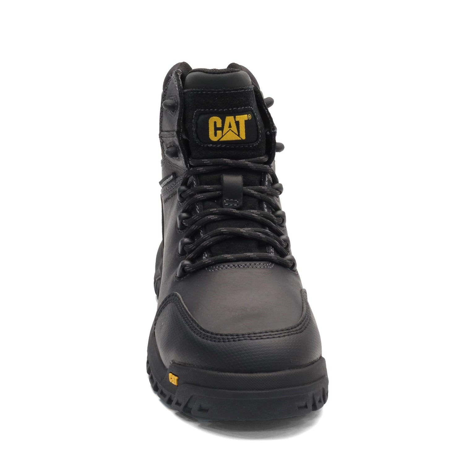 Peltz Shoes  Men's Caterpillar Resorption Work Boot BLACK P90976