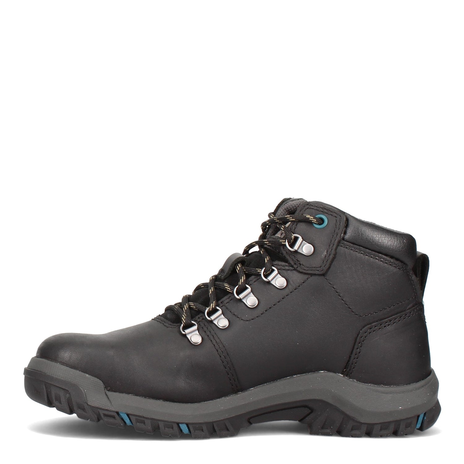 Peltz Shoes  Women's Caterpillar Mae Steel Toe Waterproof Work Boot BLACK P91022