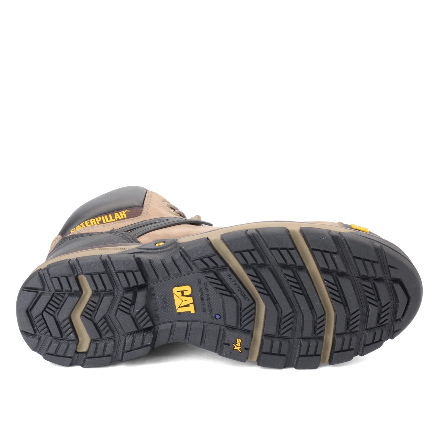 Peltz Shoes  Men's Caterpillar Excavator Superlite Waterproof Nano Toe Work Boot BUNGEE CORD P91198