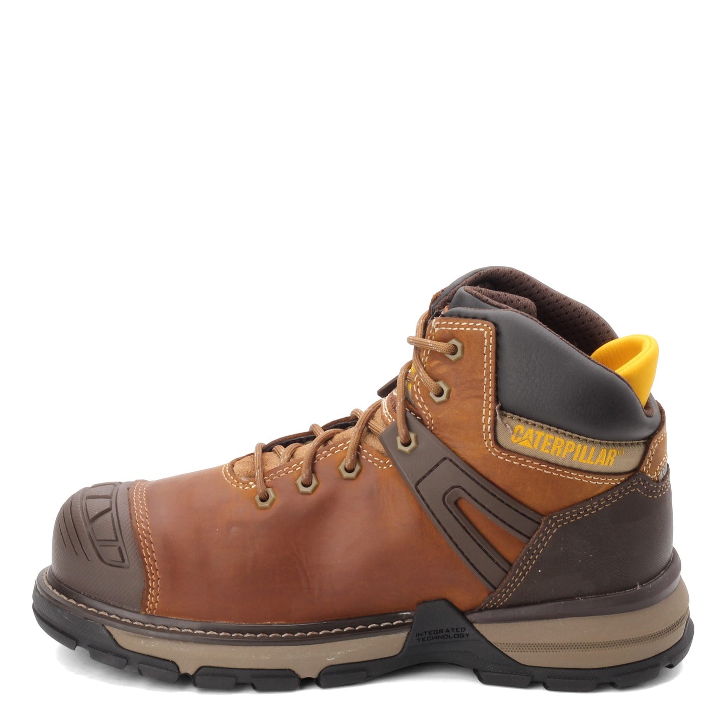 Peltz Shoes  Men's Caterpillar Excavator Superlite Nano Toe Work Boot DARK BEIGE P91218