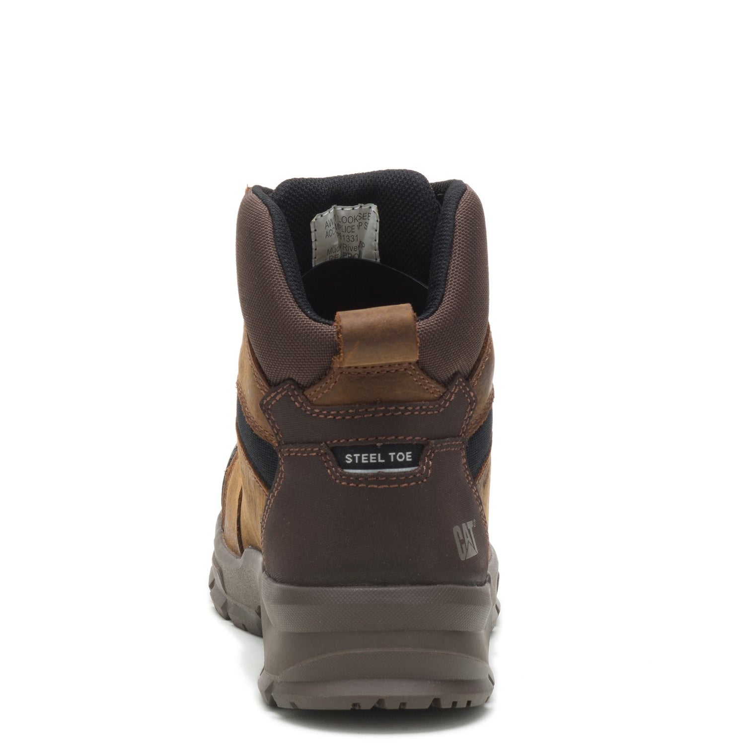 Peltz Shoes  Men's Caterpillar Accomplice X WP ST Work Boot BROWN P91331