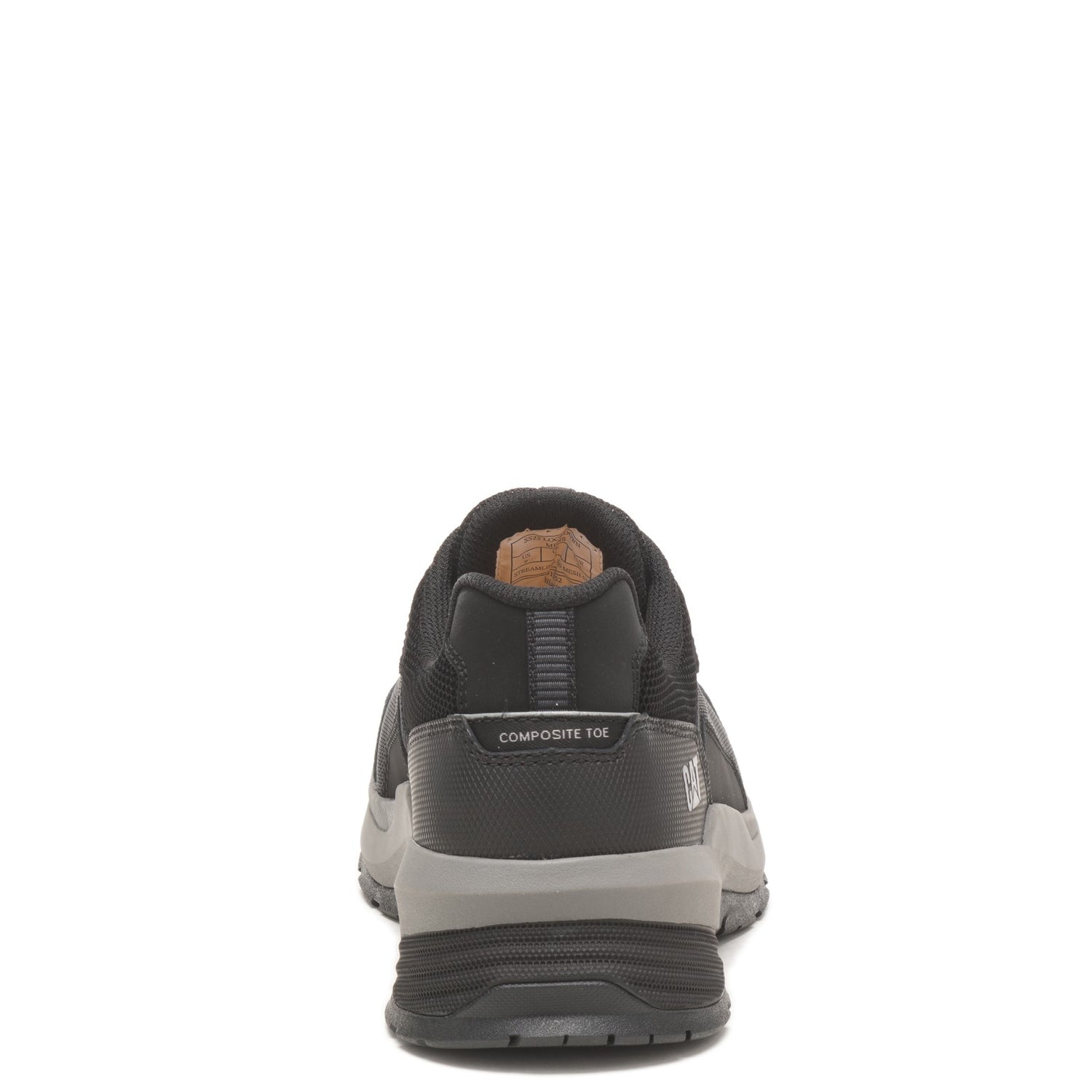 Peltz Shoes  Men's Caterpillar Streamline 2.0 Comp Toe Work Shoe BLACK P91352