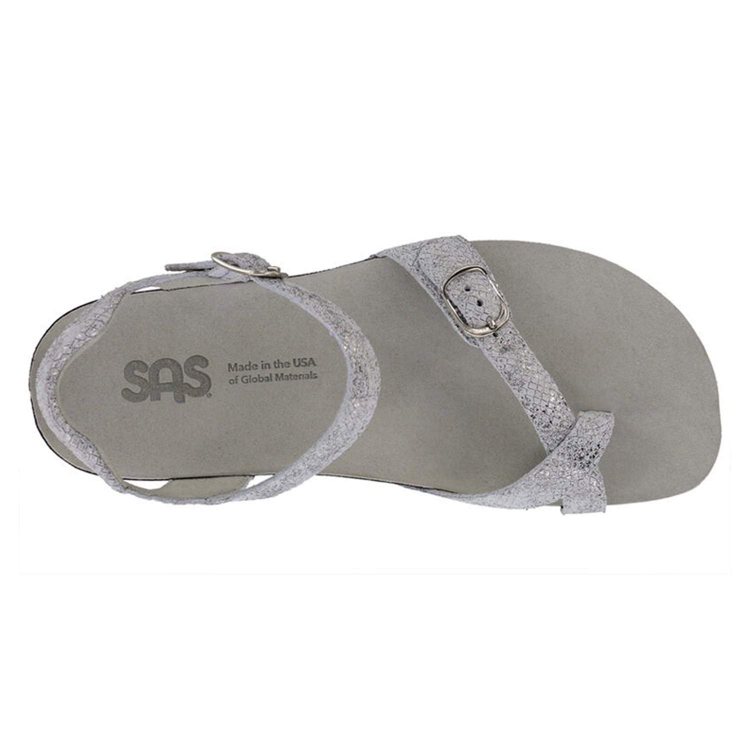 Peltz Shoes  Women's SAS Pampa Sandal PLATA PAMPA PLATA