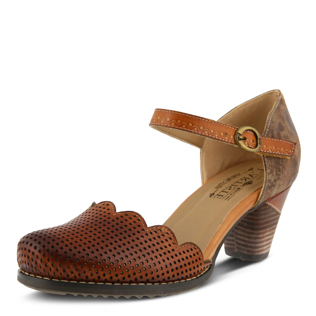 Women's L'Artiste By Spring Step Parchelle Pump CAMEL MULTI PARCHELLE-CAM