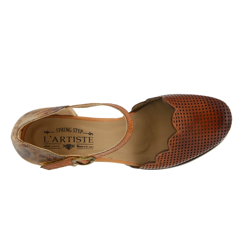 Women's L'Artiste By Spring Step Parchelle Pump CAMEL MULTI PARCHELLE-CAM