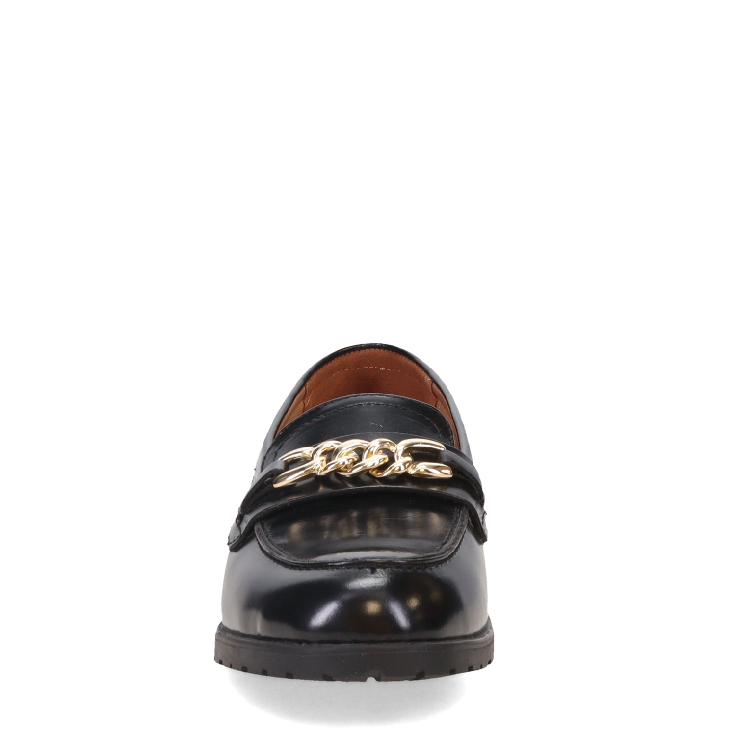 Peltz Shoes  Women's Strive Paris Loafer Black Patent PARIS-BLACKP