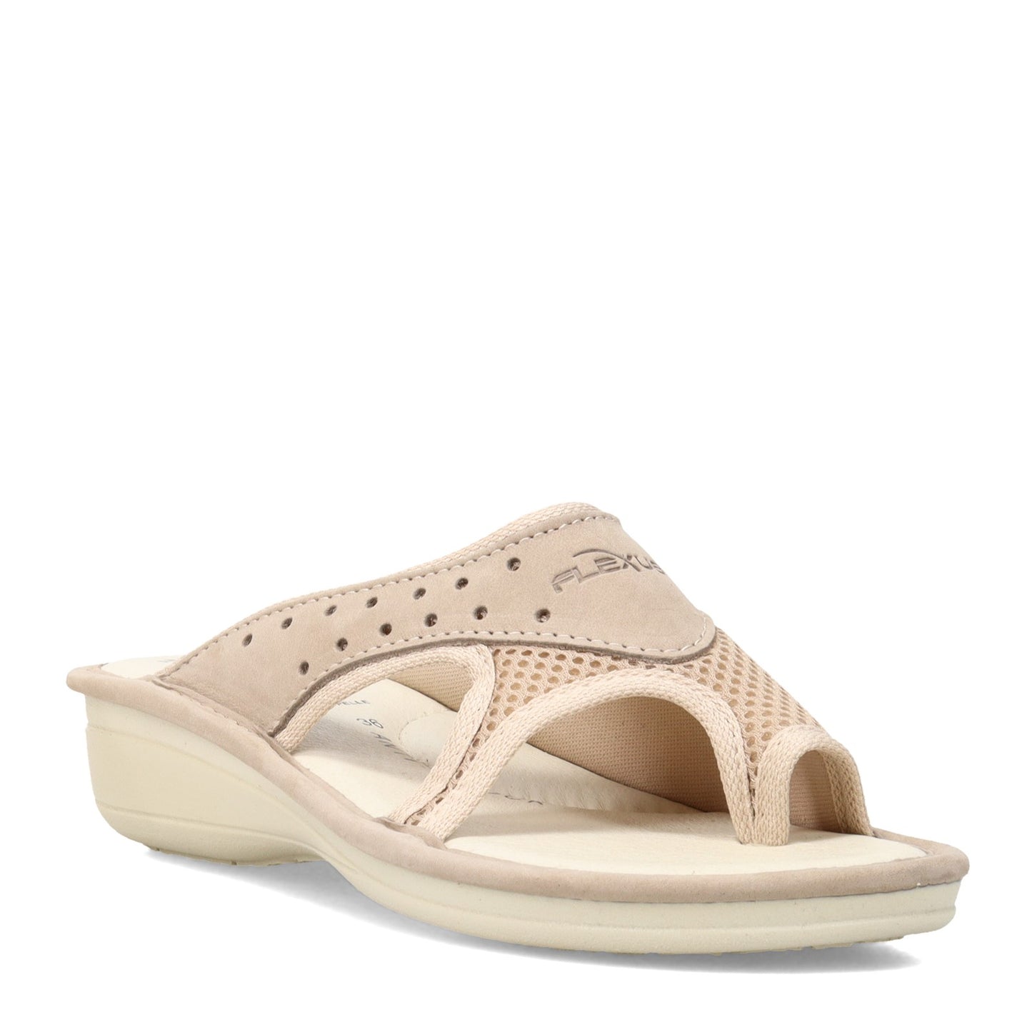 Peltz Shoes  Women's Flexus Pascalle Sandal Beige PASCALLE-C