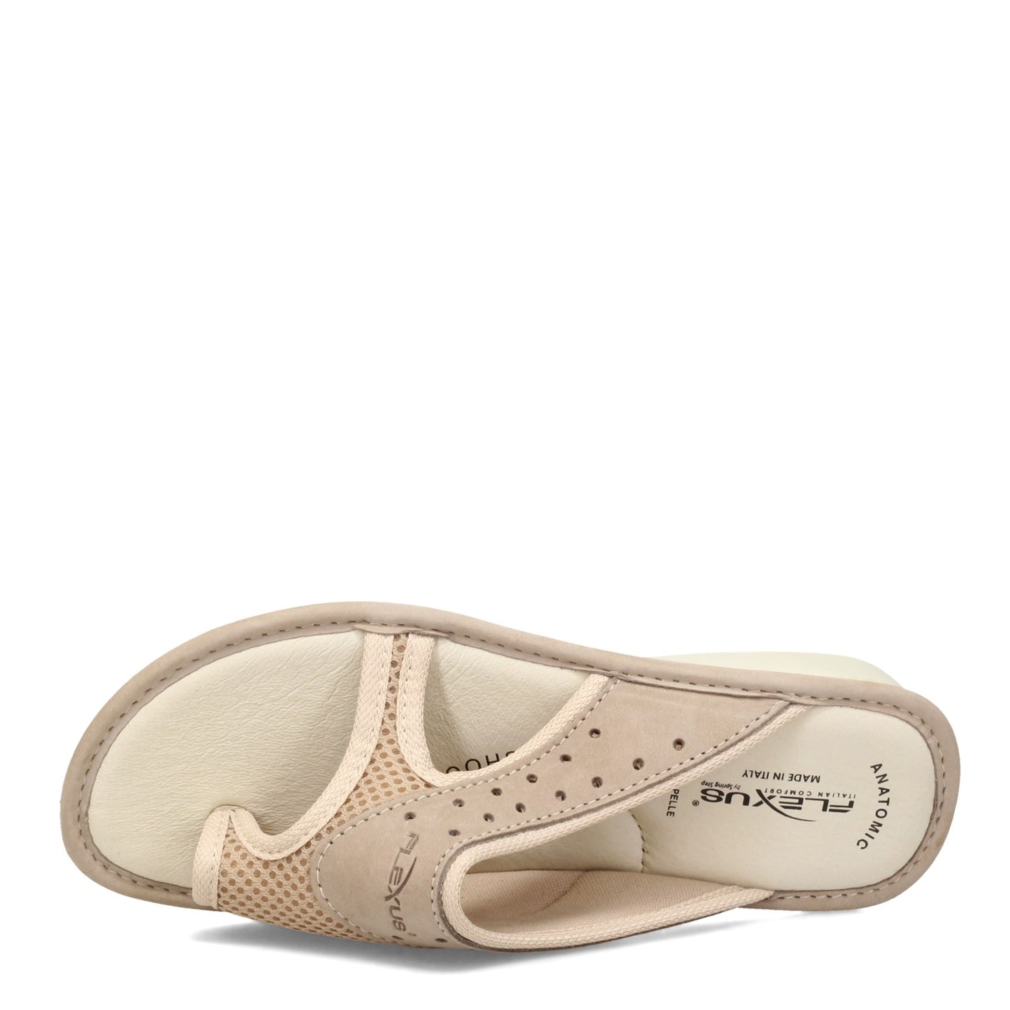 Peltz Shoes  Women's Flexus Pascalle Sandal Beige PASCALLE-C