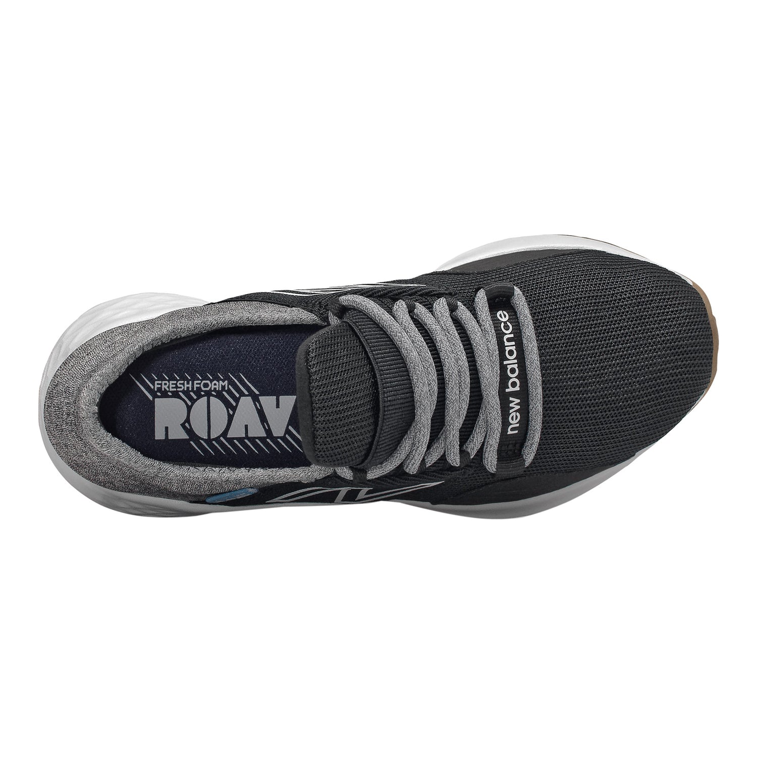 Peltz Shoes  Boy's New Balance Fresh Foam Roav Running Shoe - Little Kid BLACK PEROVTK