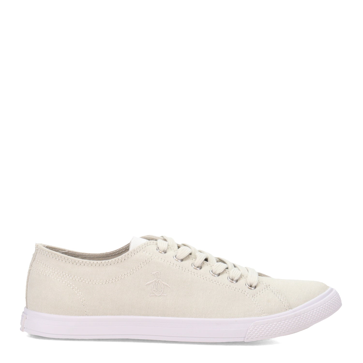 Peltz Shoes  Men's Original Penguin Petey Stripe Sneaker GRAY PG00004-GY52