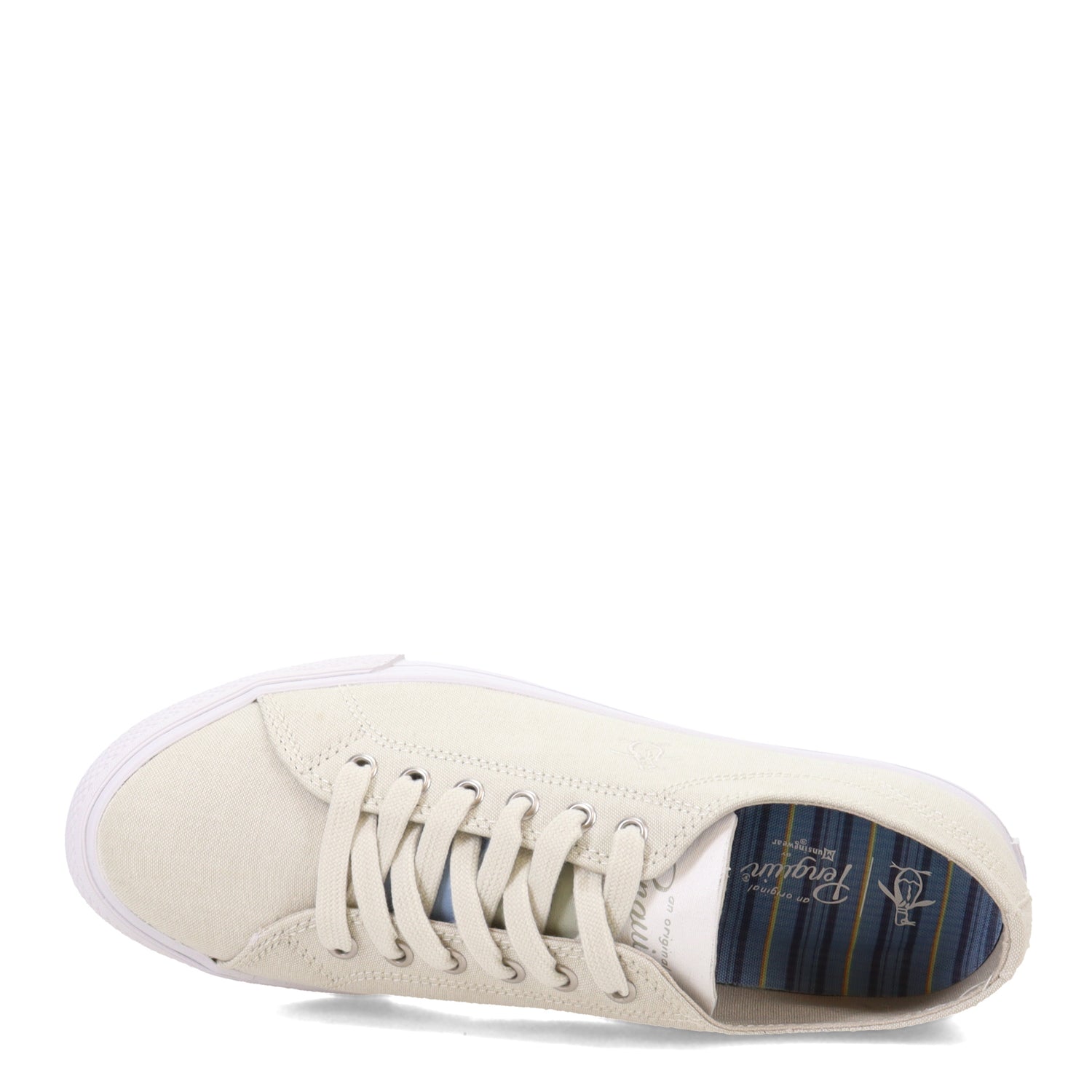 Peltz Shoes  Men's Original Penguin Petey Stripe Sneaker GRAY PG00004-GY52