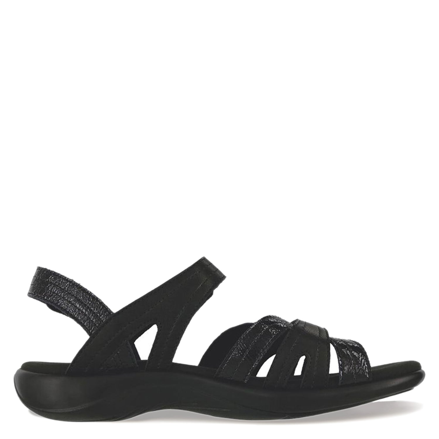 Peltz Shoes  Women's SAS Pier Sandal BLACK SAND PIER BLK SAND