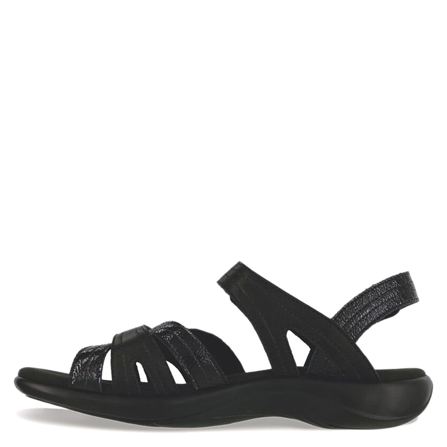 Peltz Shoes  Women's SAS Pier Sandal BLACK SAND PIER BLK SAND