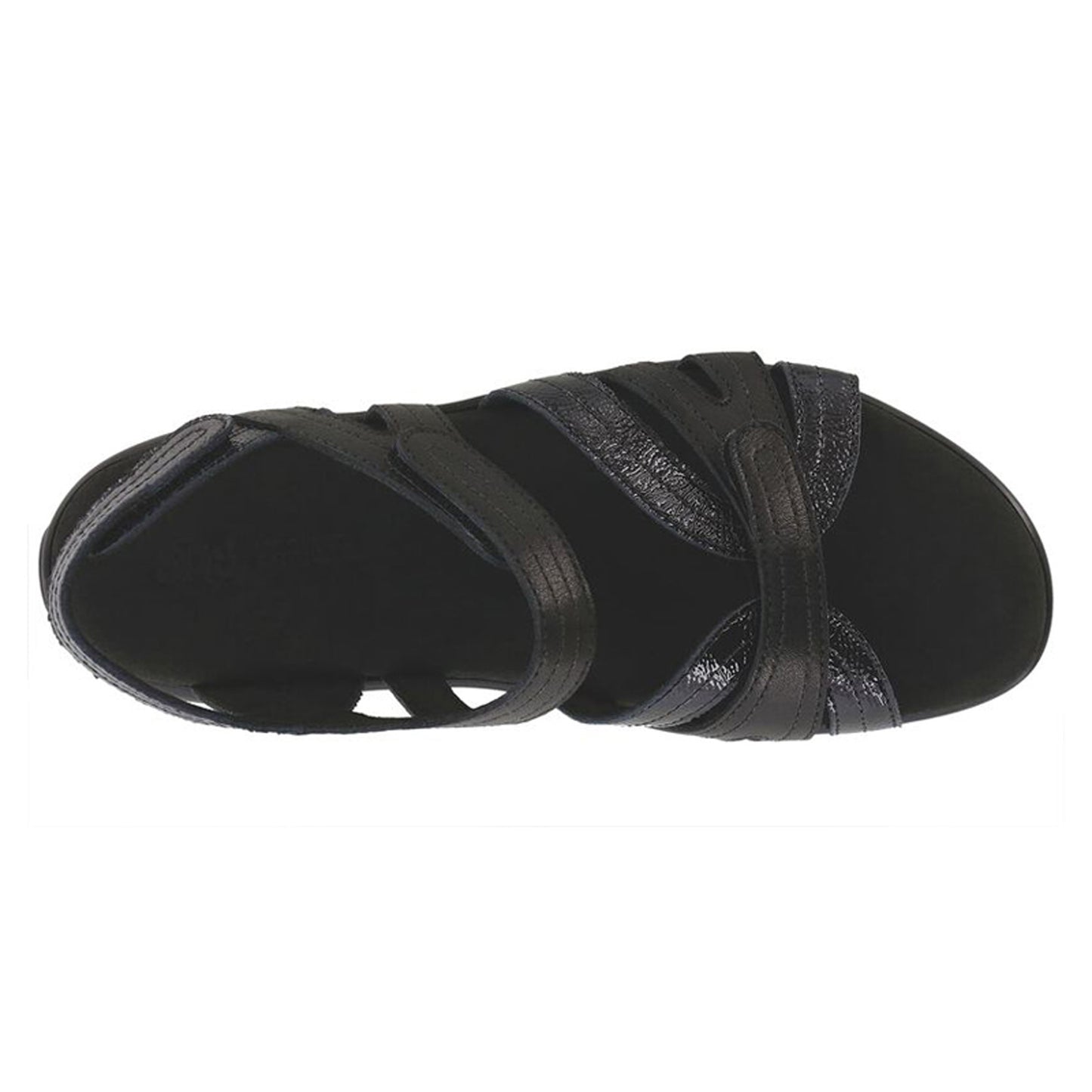 Peltz Shoes  Women's SAS Pier Sandal BLACK SAND PIER BLK SAND