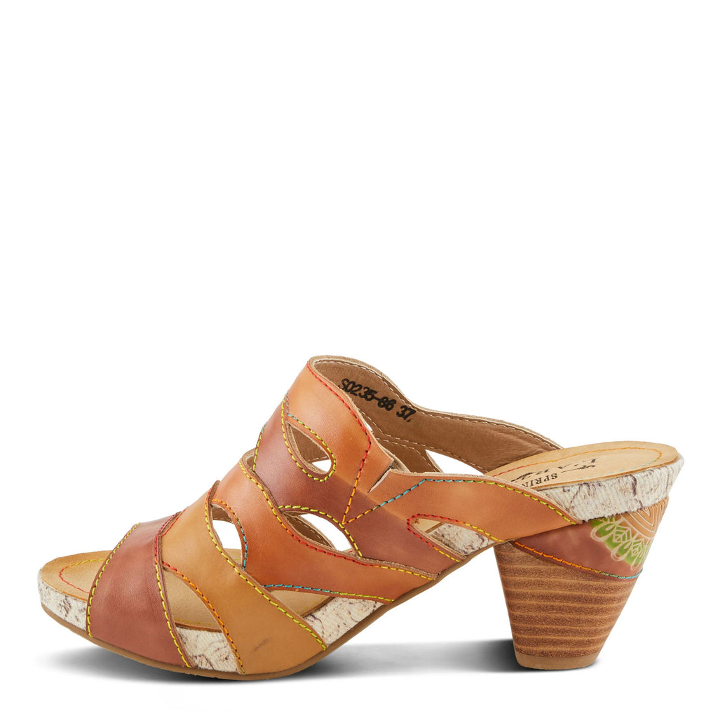 Women's L'Artiste By Spring Step Pita Sandal TAN MULTI PITA-TNM