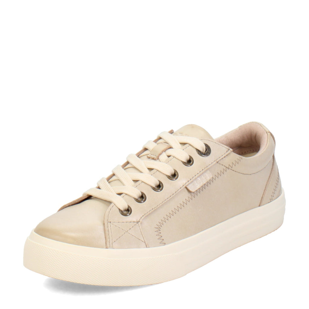 Women's Taos Plim Soul Lux Sneaker OYSTER LEATHER PLX-13994A-OYSL