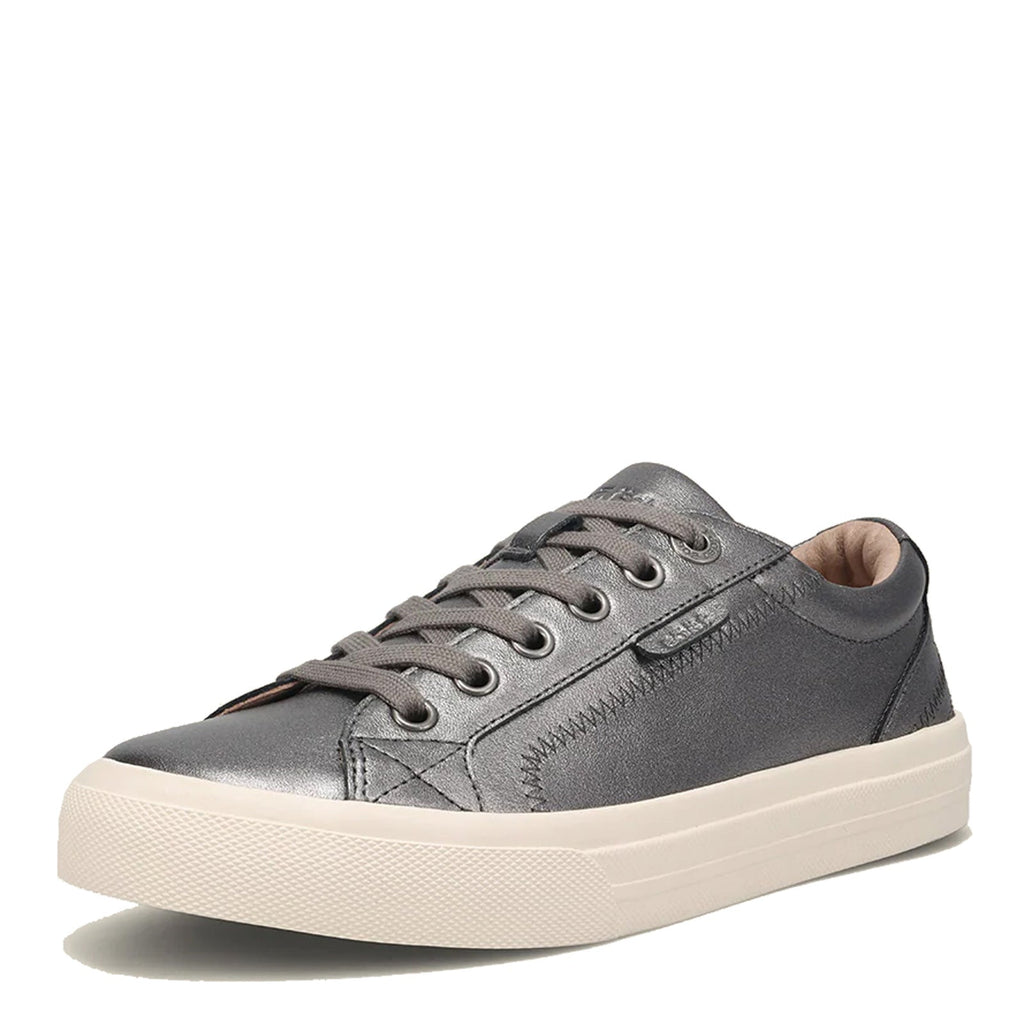 Women's Taos Plim Soul Lux Sneaker PEWTER LEATHER PLX-13994A-PWTL