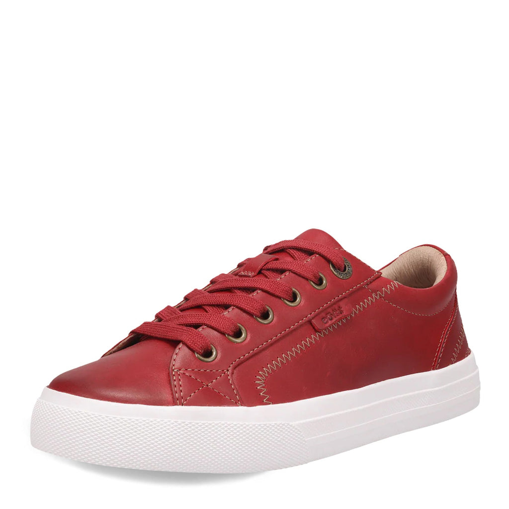 Women's Taos Plim Soul Lux Sneaker RED LEATHER PLX-13994A-REDL