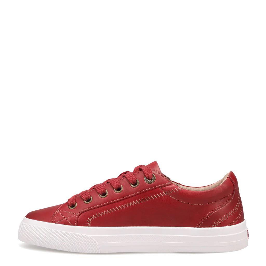 Women's Taos Plim Soul Lux Sneaker RED LEATHER PLX-13994A-REDL