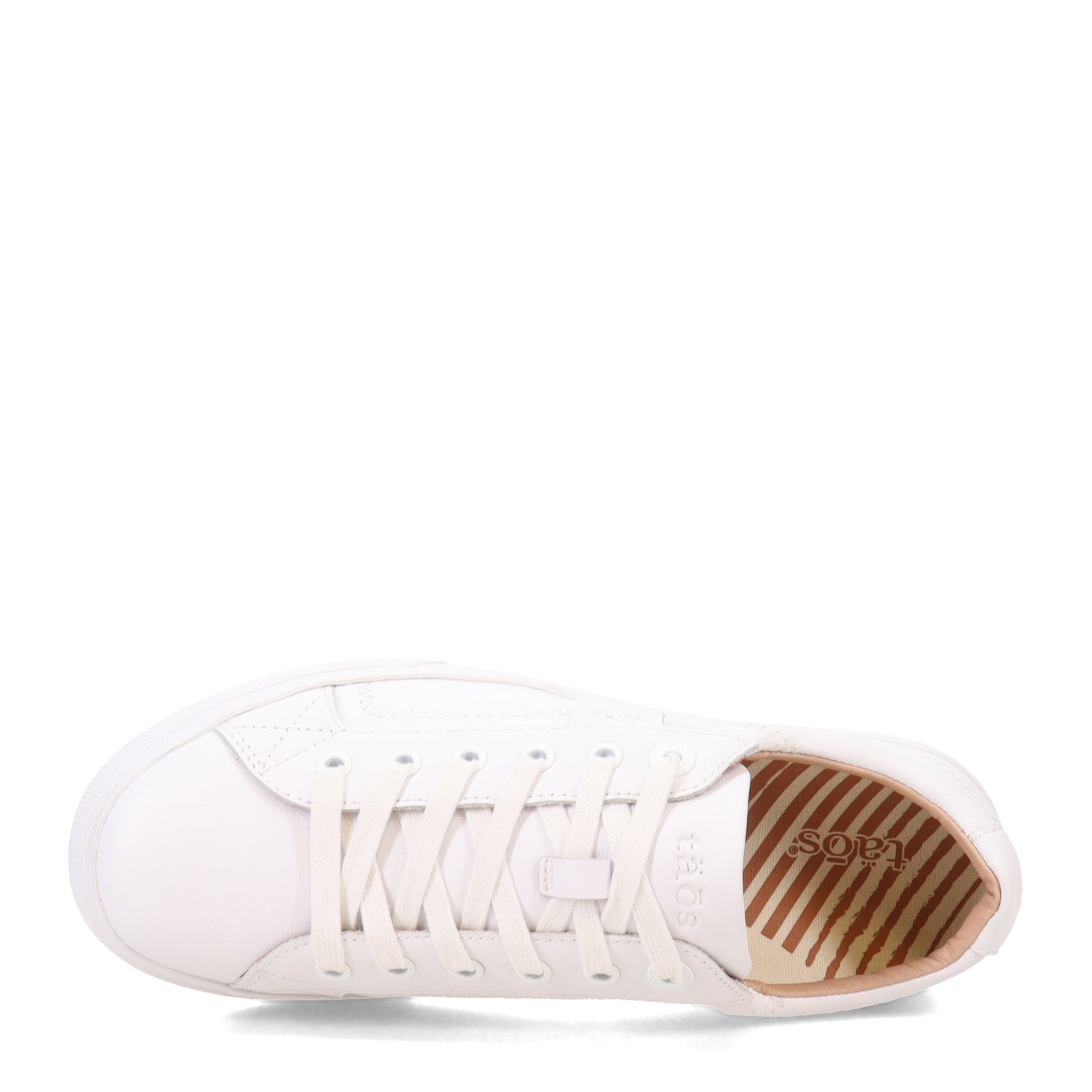 Peltz Shoes  Women's Taos Plim Soul Lux Sneaker White Leather PLX-13994A-WHTL