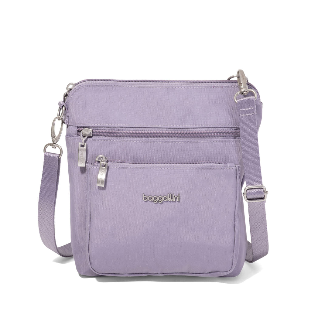 Women's Baggalini Modern Pocket Crossbody LILAC POK730-LILAC