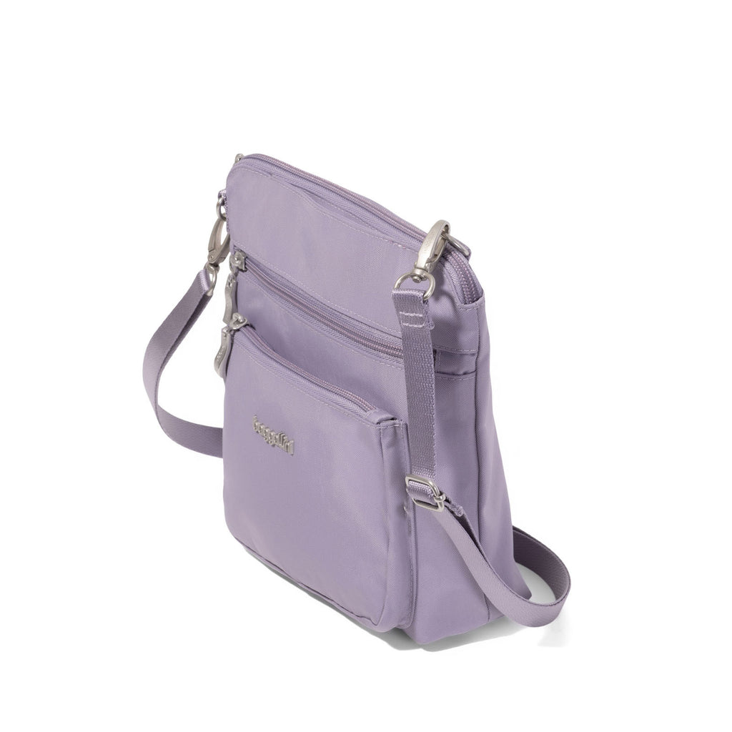 Women's Baggalini Modern Pocket Crossbody LILAC POK730-LILAC