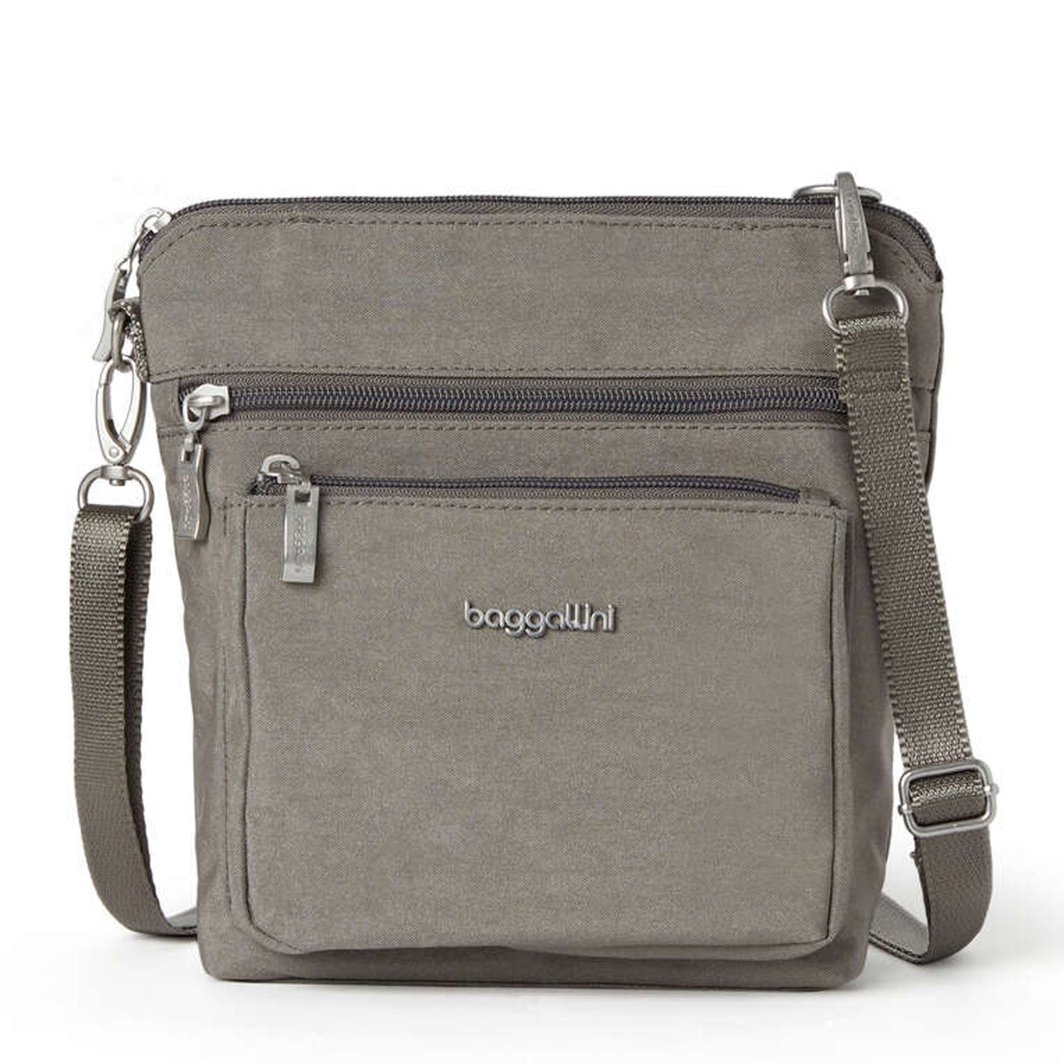 Peltz Shoes  Women's Baggalini Modern Pocket Crossbody Midnight Blossom POK730-MID BLSM