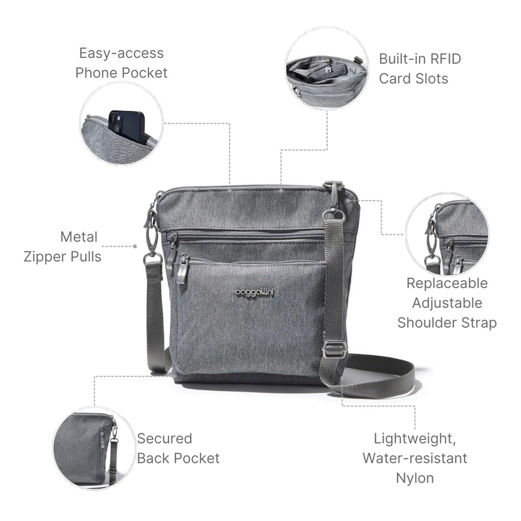 Women's Baggalini, Modern Pocket Crossbody