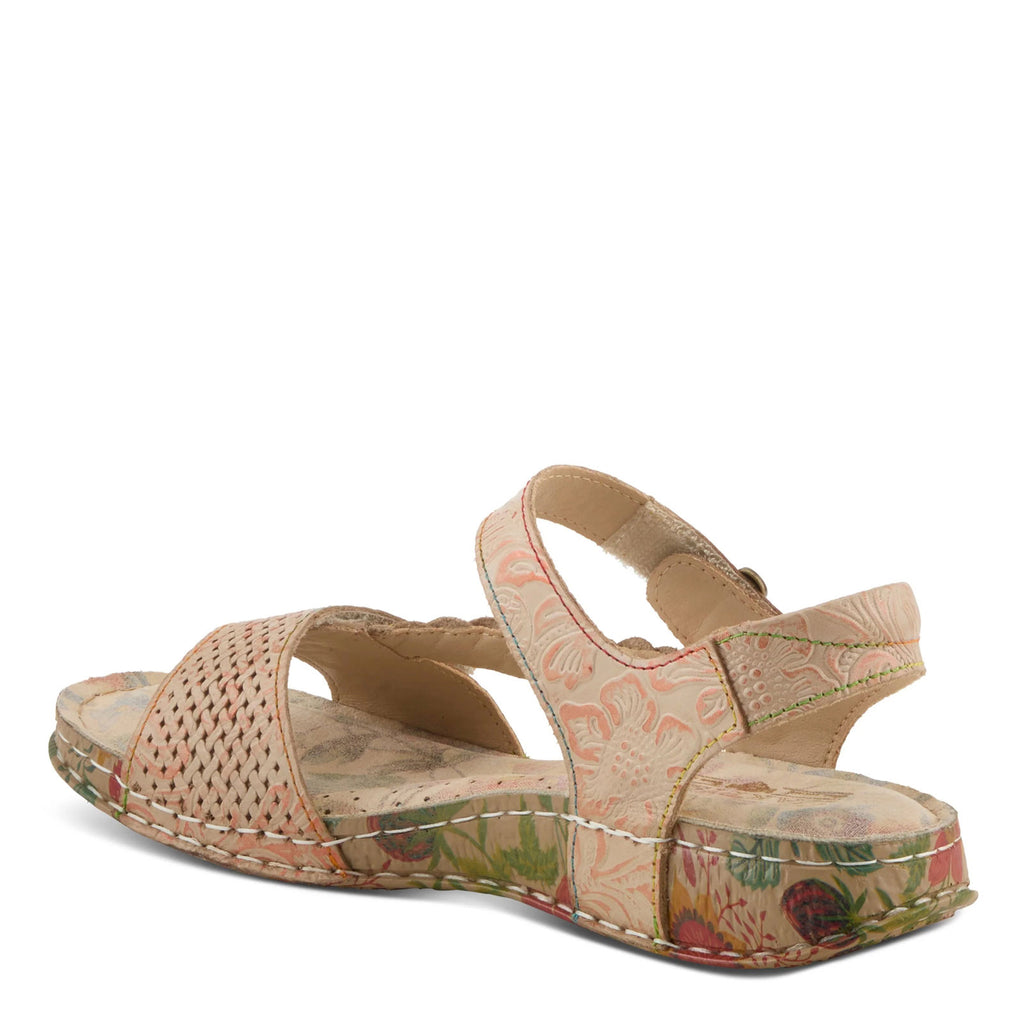Women's L'Artiste By Spring Step Popular Sandal BEIGE MULTI POPULAR-BGEM