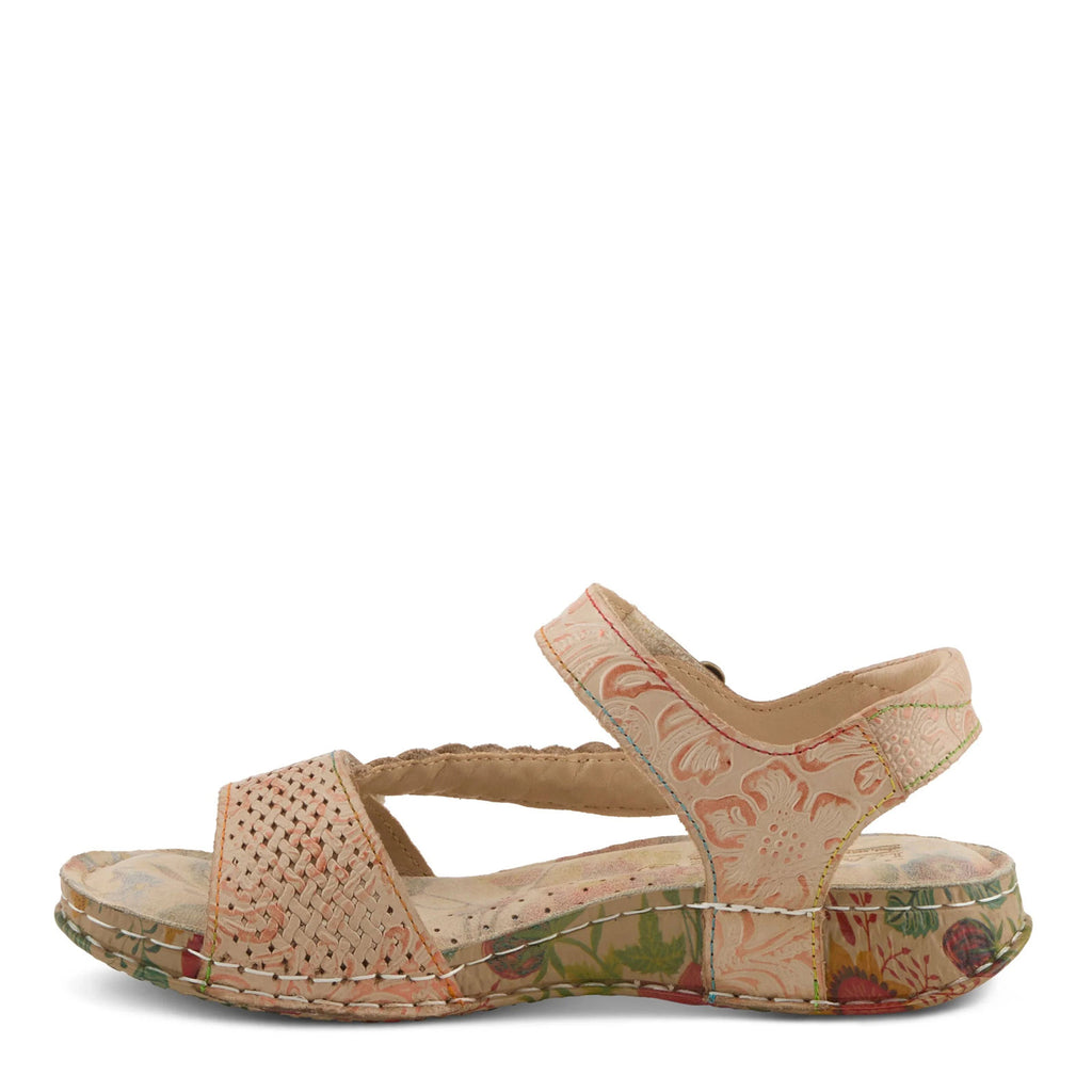 Women's L'Artiste By Spring Step Popular Sandal BEIGE MULTI POPULAR-BGEM