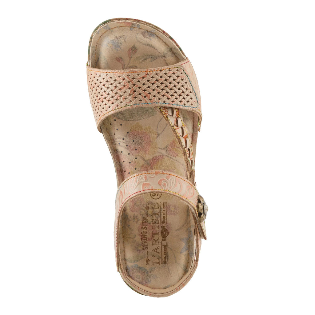 Women's L'Artiste By Spring Step Popular Sandal BEIGE MULTI POPULAR-BGEM
