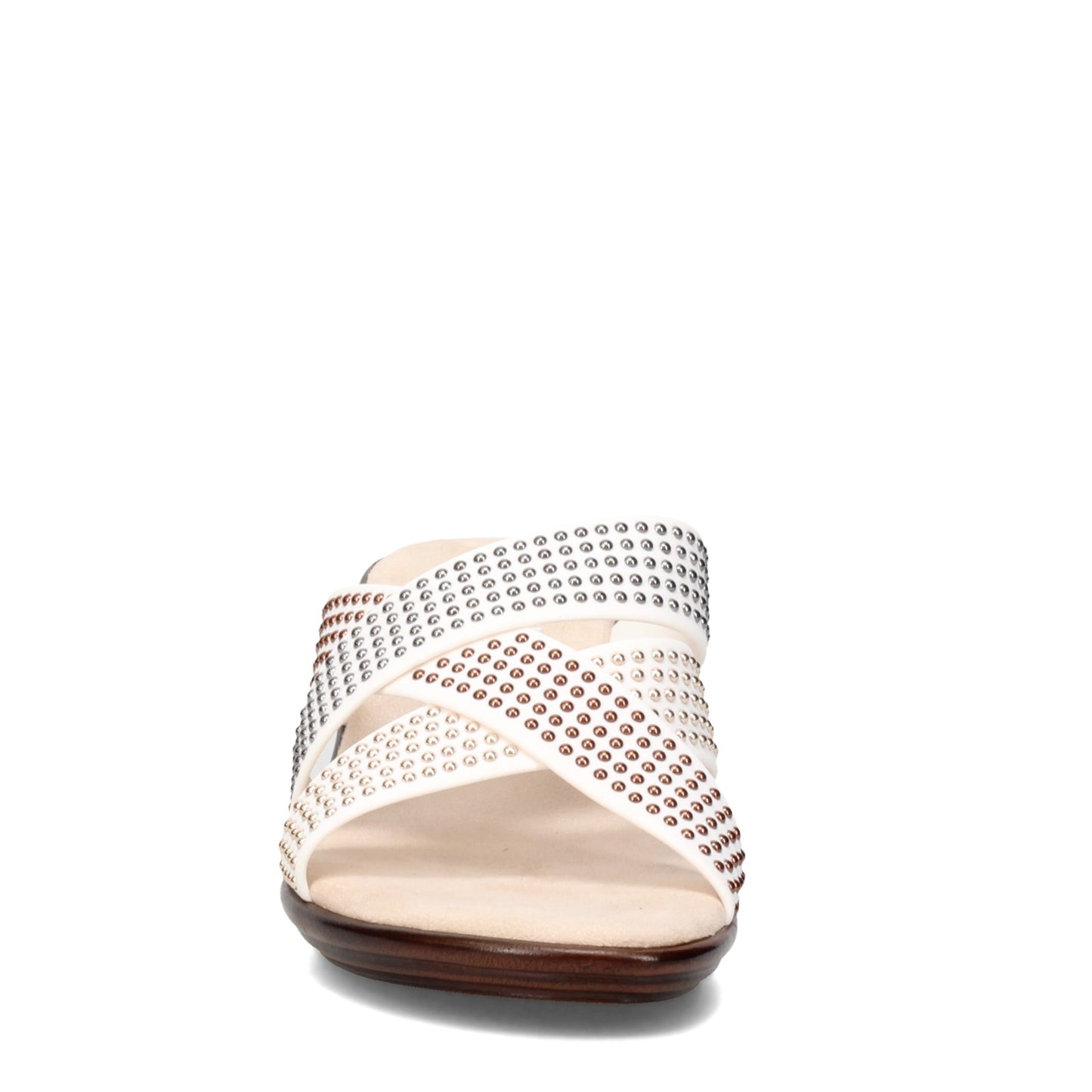 Peltz Shoes  Women's Onex Prelude Sandal WHITE PRELUDE-WHITE