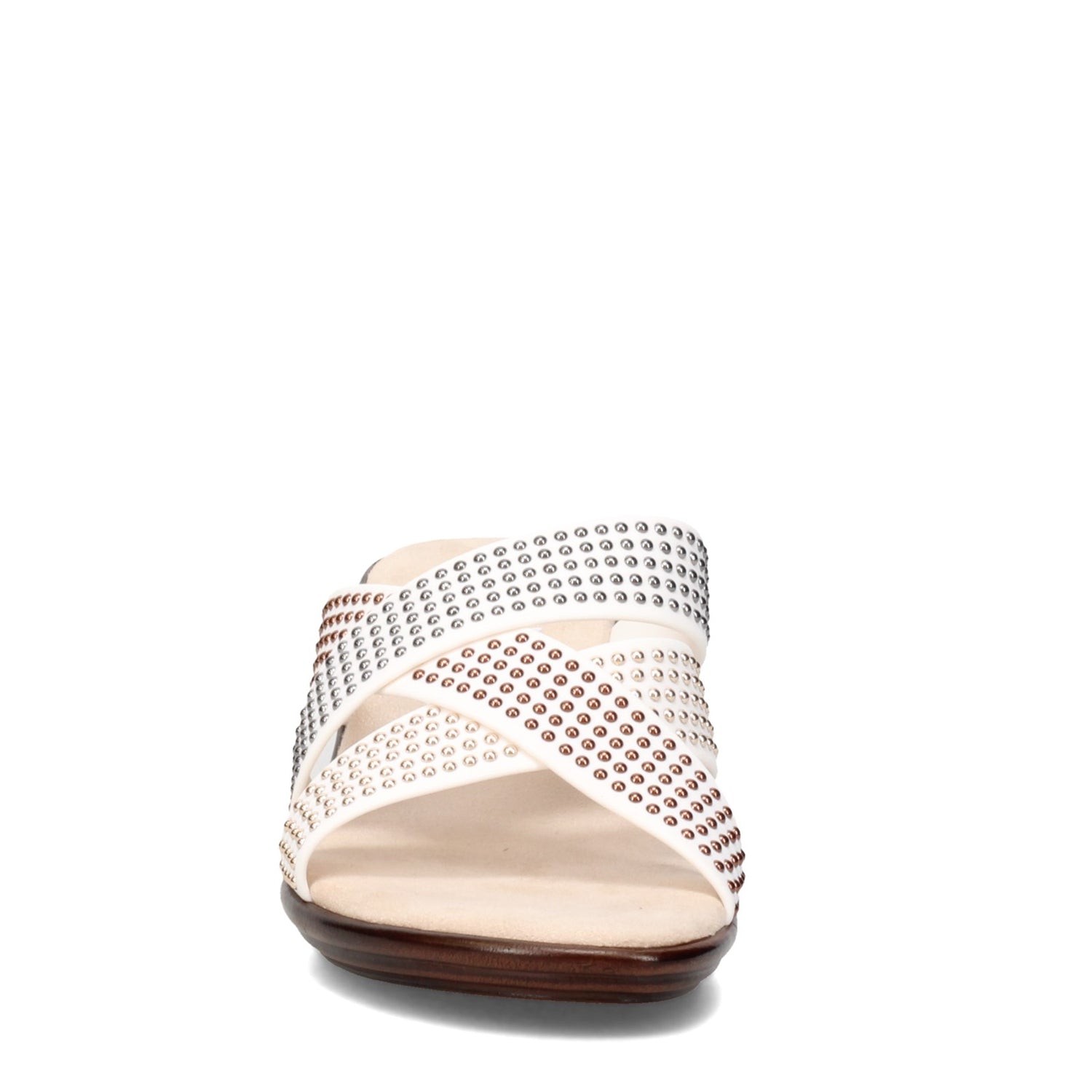 Peltz Shoes  Women's Onex Prelude Sandal WHITE PRELUDE-WHITE