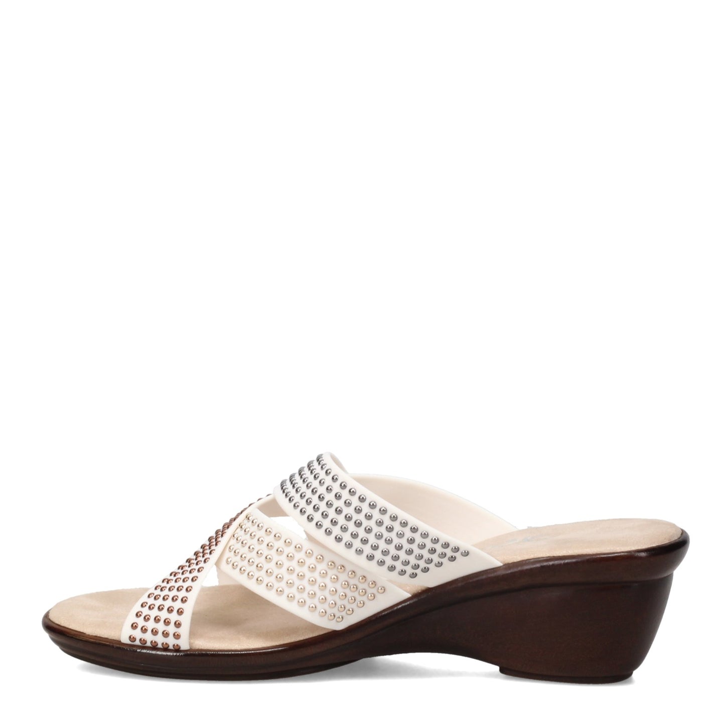 Peltz Shoes  Women's Onex Prelude Sandal WHITE PRELUDE-WHITE