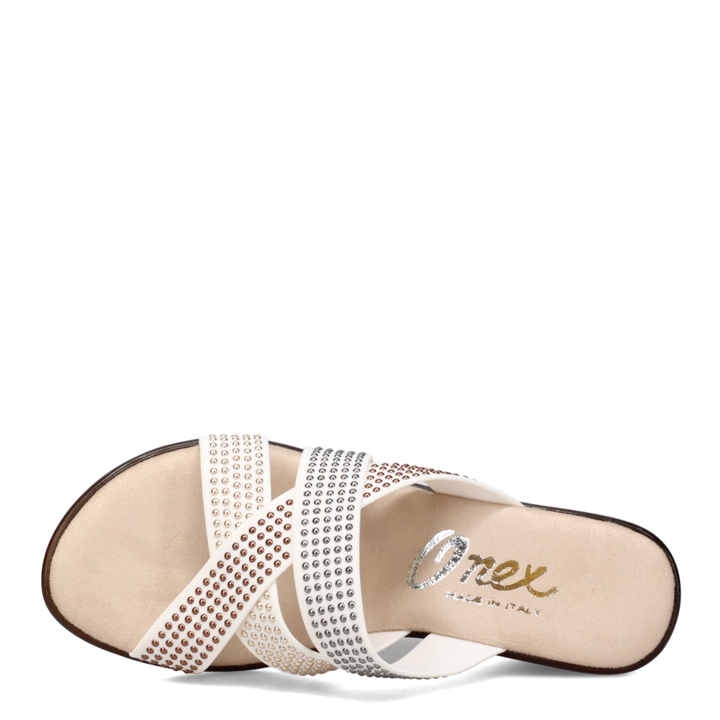 Peltz Shoes  Women's Onex Prelude Sandal WHITE PRELUDE-WHITE