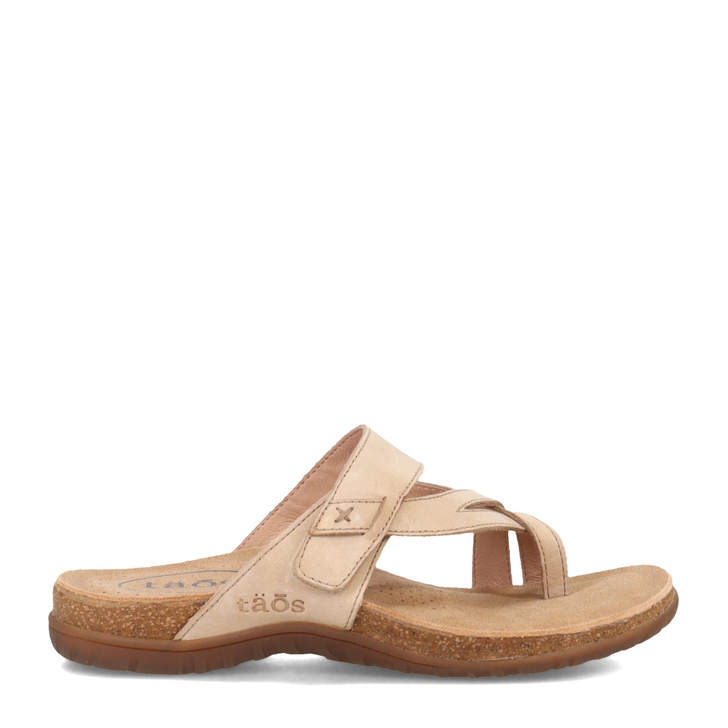 Peltz Shoes  Women's Taos Perfect Sandal Stone PRF-14050-STN