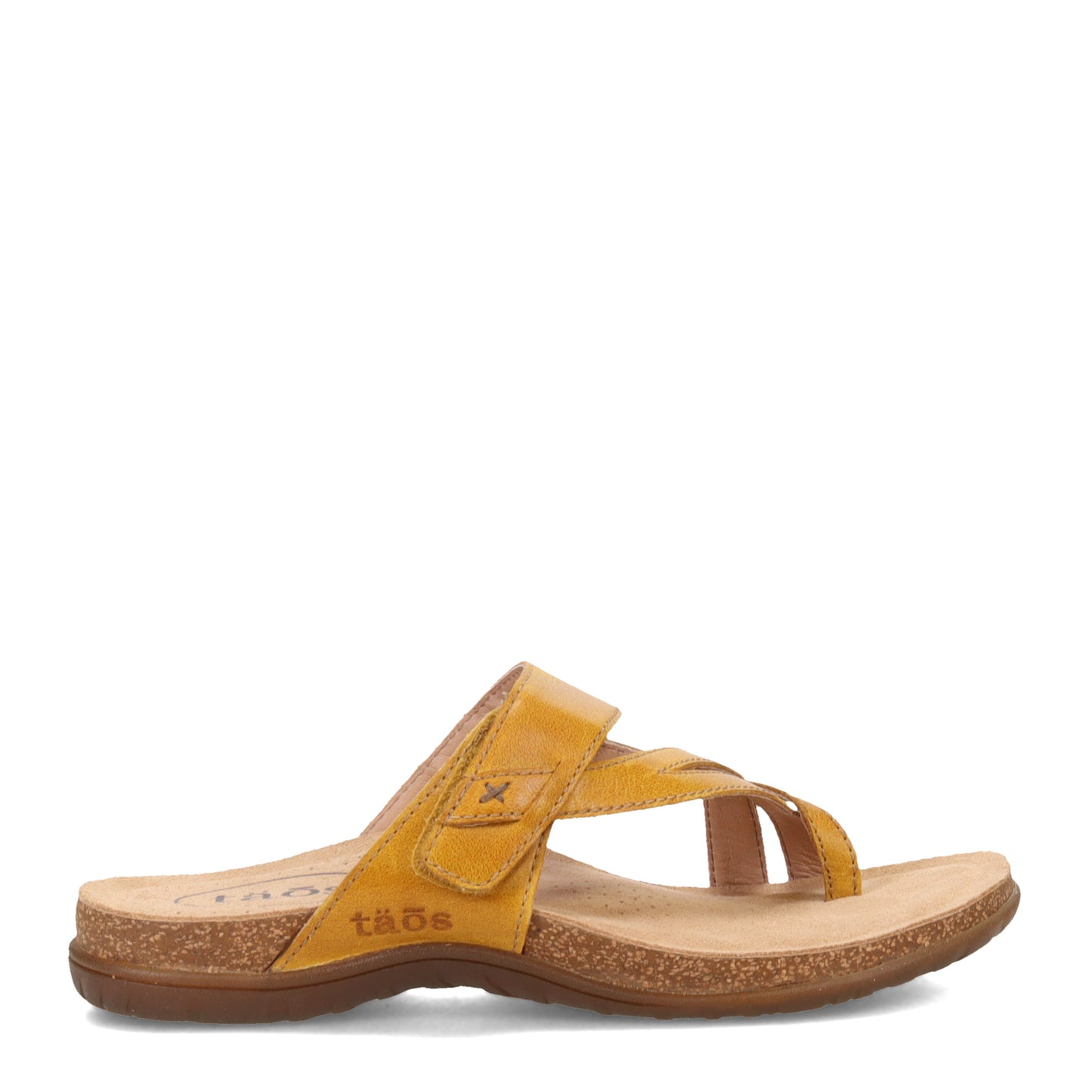 Peltz Shoes  Women's Taos Perfect Sandal Dark Yellow PRF-14050-YLW